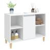 Sink Cabinet White 80x33x60 cm | Durable Engineered Wood