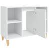 Sink Cabinet White 80x33x60 cm | Durable Engineered Wood