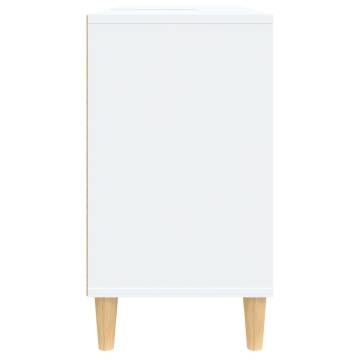 Sink Cabinet White 80x33x60 cm | Durable Engineered Wood