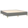 Dark Grey Super King Fabric Bed Frame 180x200 cm - Hipomarket