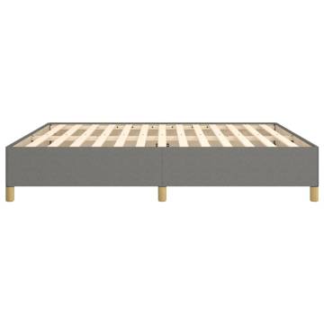 Dark Grey Super King Fabric Bed Frame 180x200 cm - Hipomarket