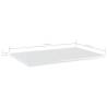 Bookshelf Boards - High Gloss White 4 pcs | HipoMarket