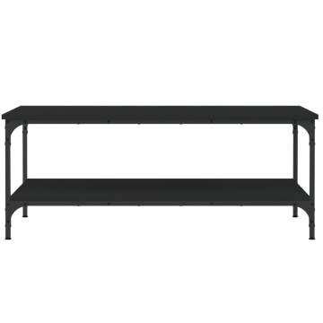 Elegant Black Coffee Table - 100x55x40 cm | Hipomarket