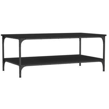 Elegant Black Coffee Table - 100x55x40 cm | Hipomarket