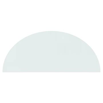 Fireplace Glass Plate Half Round 1200x500 mm | Hipomarket