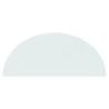 Fireplace Glass Plate Half Round 1200x500 mm | Hipomarket