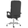 Massage Reclining Office Chair - Black Faux Leather Comfort