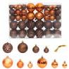 Christmas Baubles 100 pcs Brown 3 / 4 / 6 cm Colour brown Quantity in Package 100 