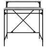 Desk Grey Sonoma 80x50x90 cm | Engineered Wood & Iron