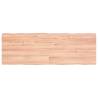 Light Brown Solid Wood Table Top 120x40cm - Live Edge Design