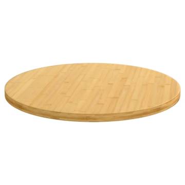 Bamboo Table Top Ø70x2.5 cm - Versatile and Durable