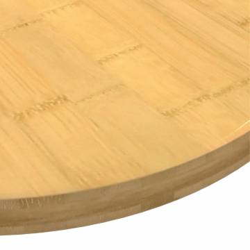 Bamboo Table Top Ø70x2.5 cm - Versatile and Durable