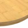 Bamboo Table Top Ø70x2.5 cm - Versatile and Durable