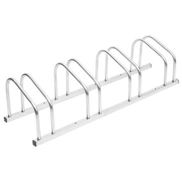 Bike Rack for 4 Bikes - Galvanised Steel | HipoMarket