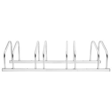 Bike Rack for 4 Bikes - Galvanised Steel | HipoMarket