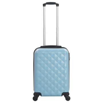 Hardcase Trolley Blue ABS - Durable & Lightweight Travel Suitcase