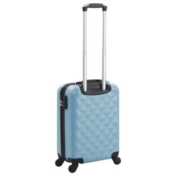 Hardcase Trolley Blue ABS - Durable & Lightweight Travel Suitcase