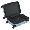 Hardcase Trolley Blue ABS - Durable & Lightweight Travel Suitcase