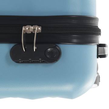 Hardcase Trolley Blue ABS - Durable & Lightweight Travel Suitcase