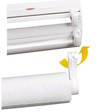 Leifheit Wall-mounted Roll Holder Parat F2 - White 25771