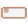 Toddler Safety Bed Rail Taupe - 150x25 cm Fabric