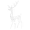 Acrylic Reindeer Christmas Decoration - 140 LEDs, 120cm Blue