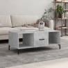 Coffee Table Concrete Grey 102x50x40 cm Engineered Wood Colour concrete grey Quantity in Package 1 