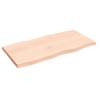 Solid Wood Live Edge Table Top 100x50x(2-4) cm | HipoMarket