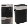 Bathroom Solutions Foldable Laundry Basket - Black | HipoMarket