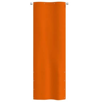 Balcony Screen Orange 80x240 cm - Oxford Fabric Privacy