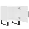 Modern White Bedside Cabinets (2 pcs) - 40x40x50 cm