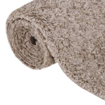 Shaggy Rug High Pile Beige 160x230 cm - Comfort & Style