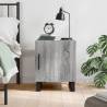 Bedside Cabinet Grey Sonoma 40x40x50 cm Engineered Wood Colour grey sonoma Quantity in Package 1 