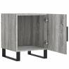 Stylish Grey Sonoma Bedside Cabinet - 40x40x50 cm