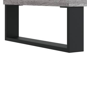 Stylish Grey Sonoma Bedside Cabinet - 40x40x50 cm