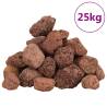 Volcanic Rocks 25 kg Red 3-5 cm for Aquariums & Landscaping