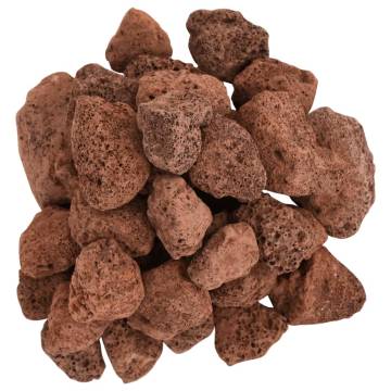 Volcanic Rocks 25 kg Red 3-5 cm for Aquariums & Landscaping