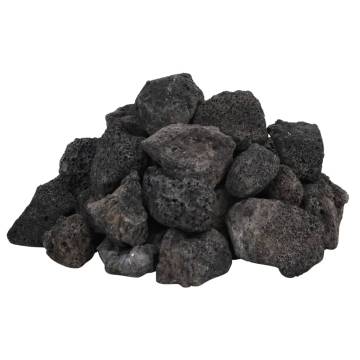 Volcanic Rocks 10 kg Black - Perfect for Aquariums & Gardens