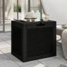 Garden Storage Box Black 55.5x43x53 cm Polypropylene Colour black 