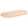 Table Top 90x45x2.5 cm Solid Wood Pine Oval Colour natural Size 90 x 45 x 2.5 cm Quantity in Package 1 