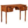 Solid Wood Acacia Desk with Drawers - Antique Design | Hipo Market