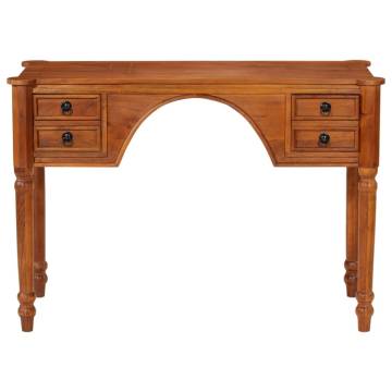 Solid Wood Acacia Desk with Drawers - Antique Design | Hipo Market