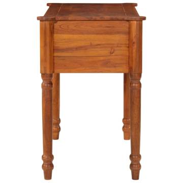 Solid Wood Acacia Desk with Drawers - Antique Design | Hipo Market