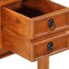 Solid Wood Acacia Desk with Drawers - Antique Design | Hipo Market