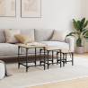 Nesting Coffee Tables 3 pcs - Sonoma Oak - Stylish & Functional