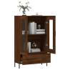 Stylish Highboard Brown Oak - Modern Storage Solution