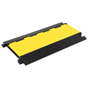 5-Channel Rubber Cable Protector Ramp - 90 cm | HipoMarket