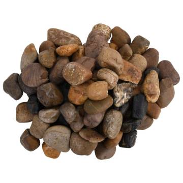 Polished Pebbles 10 kg Mixed Colour - Perfect for Aquariums