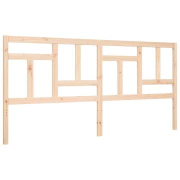 Super King Size Solid Wood Bed Frame with Headboard