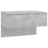 Wall-mounted Bedside Cabinets - 2 pcs Concrete Grey | Hipomarket